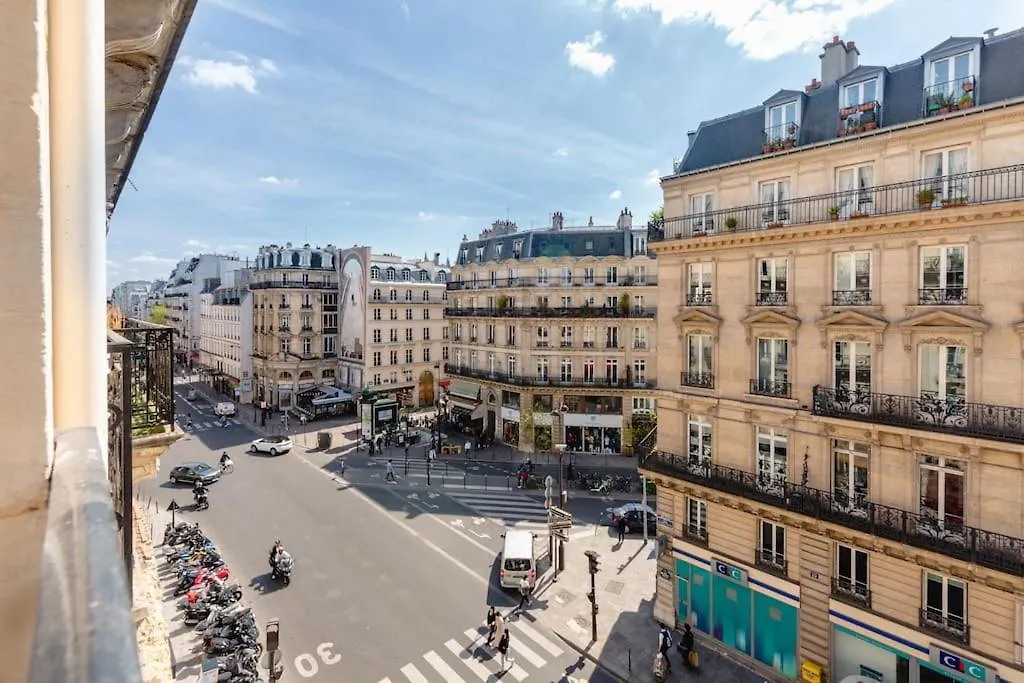 Luxury 1 Bedroom Apartment 700Ft2 Montorgueil/Leshalles Paris